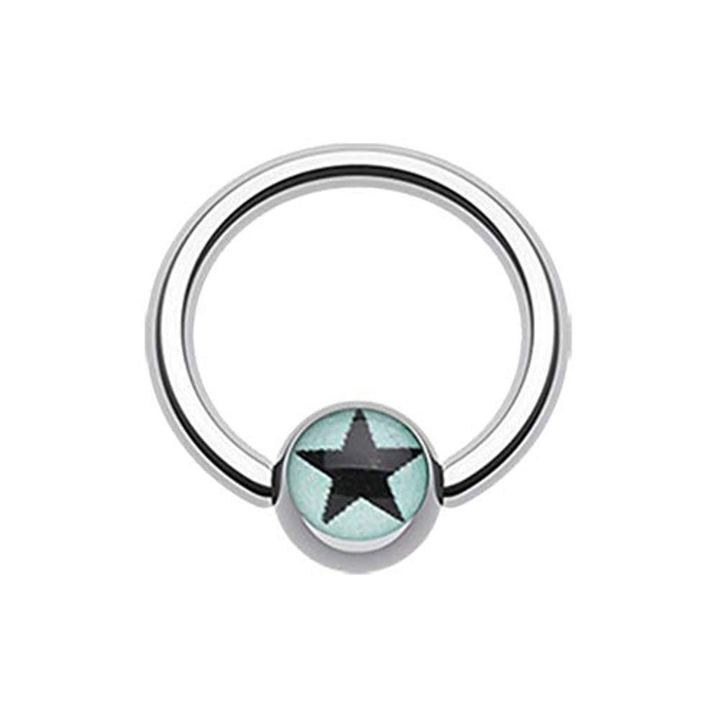 Vivid Star Logo Ball WildKlass Captive Bead Ring WildKlass Jewelry vivid-star-logo-ball-wildklass-captive-bead-ring-wildklass-jewelry