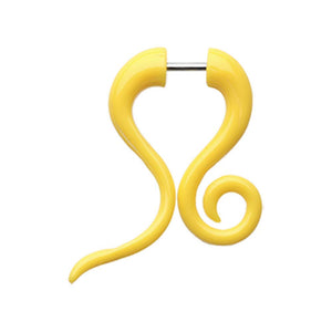 Elegant Swirl Fake Hanging WildKlass Taper-WildKlass Jewelry