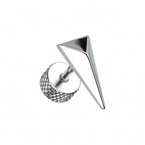 Triangle Force Steel Fake Plug-WildKlass Jewelry