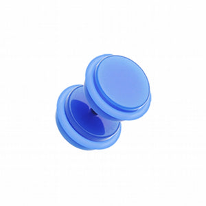 Neon Acrylic Fake Plug with O-Rings-WildKlass Jewelry