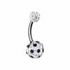Polka Dot Multi-Sprinkle Dot Belly Button Ring-WildKlass Jewelry