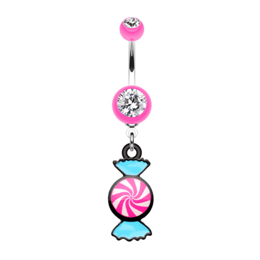 Sugar Swirls Candy Belly Button Ring WildKlass Jewelry