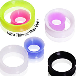 Ultra Thin Earskin Silicone Tunnel Plug-WildKlass Jewelry