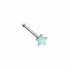 Illuminating Glow in the Dark Star L-Shape & Stud Nose Ring-WildKlass Jewelry