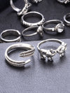 WildKlass Wrap Ring Set 11pcs-WildKlass Jewelry