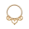 Silver & Golden Aeval Celtic Goddess Bendable Twist Hoop Ring-WildKlass Jewelry