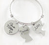 Mother's Bracelet - Handstamped-WildKlass Jewelry