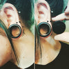 Supersize Flexible Silicone Double Flared Ear Gauge Tunnel Plug-WildKlass Jewelry