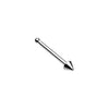 Silver, Gold, Rose Gold, Colored Basic Steel Spike L-Shape Nose Ring-WildKlass Jewelry