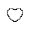Heart Shaped & Moon Shaped Bendable Twist Hoop Ring-WildKlass Jewelry