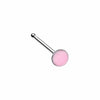 Illuminating Glow in the Dark Circle L-Shape & Stud Nose Ring-WildKlass Jewelry