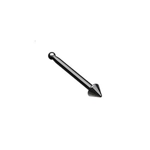 Colored Basic Steel Spike WildKlass Nose Stud Ring-WildKlass Jewelry