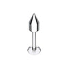 Short Cylinder Spike Top WildKlass Steel Labret-WildKlass Jewelry