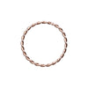 Gold, Rose Gold, Silver Twist & Textured Rope Steel Bendable Nose Hoop-WildKlass Jewelry