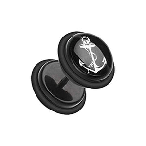 Anchor Dock Acrylic WildKlass Fake Plug with O-Rings-WildKlass Jewelry
