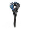 WildKlass Stainless Steel Ring IP Women Top Grade Crystal Multi Color-WildKlass Jewelry