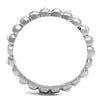 WildKlass Stainless Steel Ring High Polished Women AAA Grade CZ Clear-WildKlass Jewelry