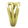 WildKlass Stainless Steel Ring IP Gold Women-WildKlass Jewelry