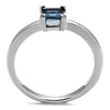 WildKlass Stainless Steel Ring High Polished Women Synthetic Montana-WildKlass Jewelry