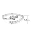 WildKlass Stainless Steel Ring No Plating Women AAA Grade CZ Clear-WildKlass Jewelry