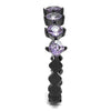 WildKlass Stainless Steel Ring IP Women AAA Grade CZ Amethyst-WildKlass Jewelry