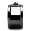 WildKlass Stainless Steel Ring IP Light Black (IP Gun) Men Top Grade Crystal Clear-WildKlass Jewelry