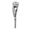 WildKlass Stainless Steel Ring High Polished Women AAA Grade CZ Clear-WildKlass Jewelry