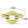 WildKlass Stainless Steel Ring IP Gold Women-WildKlass Jewelry