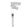 WildKlass Stainless Steel Ring High Polished Women AAA Grade CZ Clear-WildKlass Jewelry