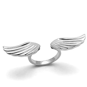 WildKlass Stainless Steel Ring High Polished Women-WildKlass Jewelry