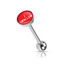 Good and Bad Words Barbell 316L Surgical Steel WildKlass Tongue Rings-WildKlass Jewelry