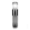 WildKlass Stainless Steel Ring High Polished Men AAA Grade CZ Clear-WildKlass Jewelry