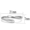 WildKlass Stainless Steel Ring High Polished Women-WildKlass Jewelry