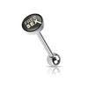 Good and Bad Words Barbell 316L Surgical Steel WildKlass Tongue Rings-WildKlass Jewelry
