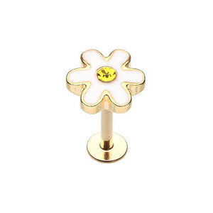 Daisy Labret 316L Surgical Steel-WildKlass Jewelry