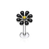 Spring Blossom Flower Top WildKlass Steel Labret-WildKlass Jewelry