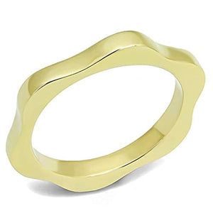 WildKlass Stainless Steel Ring IP Gold Women-WildKlass Jewelry
