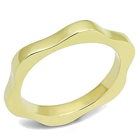 WildKlass Stainless Steel Ring IP Gold Women-WildKlass Jewelry
