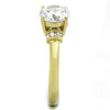 WildKlass Stainless Steel Ring IP Gold Women AAA Grade CZ Clear-WildKlass Jewelry