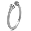 WildKlass Stainless Steel Ring High Polished (no Plating) Women Top Grade Crystal Clear-WildKlass Jewelry