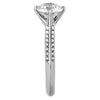 WildKlass Stainless Steel Ring High Polished Women AAA Grade CZ Clear-WildKlass Jewelry