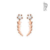 Pair of Shooting Star WildKlass Ear Crawler/Ear Climber-WildKlass Jewelry