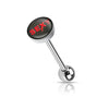 Good and Bad Words Barbell 316L Surgical Steel WildKlass Tongue Rings-WildKlass Jewelry
