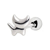316L Stainless Steel Tiny Cat WildKlass Cartilage Earring-WildKlass Jewelry