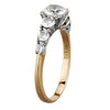 WildKlass Stainless Steel Ring Two-Tone IP Rose Gold Women AAA Grade CZ Clear-WildKlass Jewelry