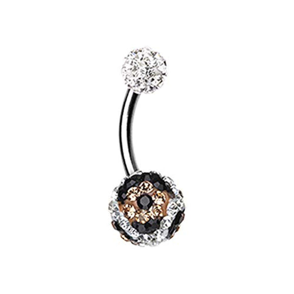 Elegant Vestige Multi-Sprinkle Dot WildKlass Belly Button Ring-WildKlass Jewelry