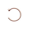 Rose Gold PVD Basic WildKlass Nose Hoop Ring-WildKlass Jewelry