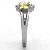 WildKlass Stainless Steel Animals Ring Two-Tone IP Gold Women AAA Grade CZ Clear-WildKlass Jewelry