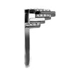 WildKlass Stainless Steel Ring IP Light Black (IP Gun) Women Top Grade Crystal Clear-WildKlass Jewelry