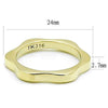 WildKlass Stainless Steel Ring IP Gold Women-WildKlass Jewelry